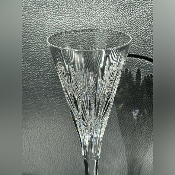 Stuart Crystal “Waterford” Champagne Flute Glass - Picture 8 of 8
